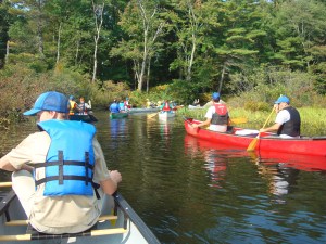Paddling the West River