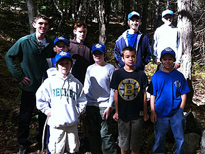 Hiking in Franklin State Forest