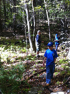 Hiking in Franklin State Forest