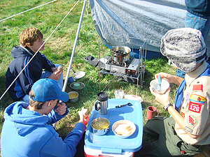 Senior Patrol Cooking