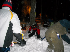 Digging out the Camp