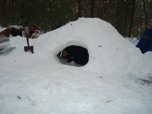 The Quinzee in Daylight