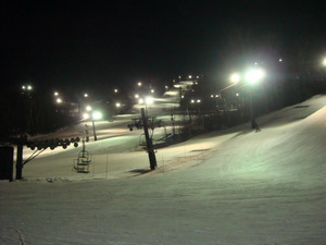 Lighted Ski Slopes