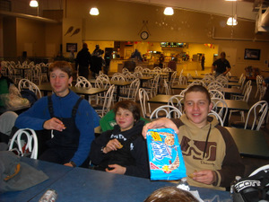 Breaking for some snacks