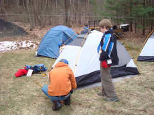 Setting Up Camp