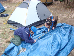 Setting Up Camp