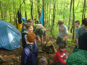 Drying out by the fire