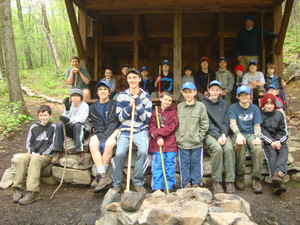 The troop at the AT Shelter