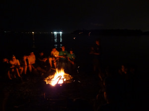 Campfire on the Beach