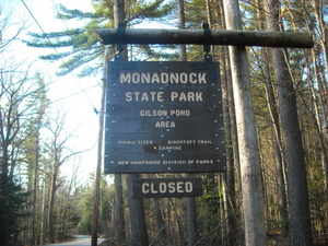 Mount Monadnock Sign