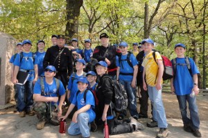 The Troop with Civil War Soldiers