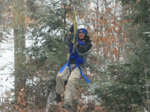 Ziplining