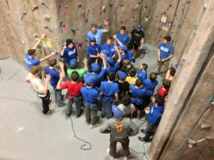 Indoor Rock Climbing Overnight
